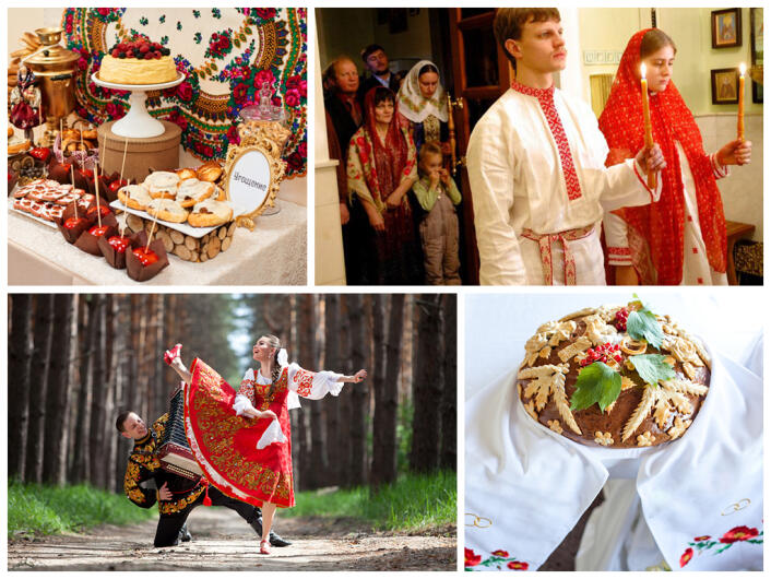 Колоритные свадебные обычаи и традиции русского народа.